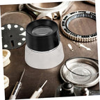 2pcs Portable Jewelry Magnifier Compact Glass for Collectors Rock Enthusiasts and Jewelers Includes Quality Magnifiers for Easy Reading and Inspection