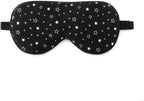 Tim & Tina 100% Silk Sleep Mask Comfortable,Super Soft Blindfold Eye mask Block Light for Sleeping,Shift Work,Naps,Travel,Yoga with Adjustable Strap (Silvery Stars)