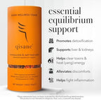 qìsane Honeysuckle Tea with Chinese Medicinal Plants - Dried Honeysuckle Flowers, Self Heal Spike, Lemon Verbena & Monkfruit to Help Support Detox & Ease Discomfort - 10 sachets (~30 cups)
