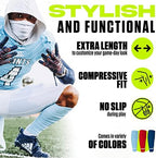 We Ball Sports Football Leg Sleeves Calf Compression for Men, Athletic Shin Splint Support - One Pair