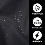 Barber Smock Waterproof Cobbler Apron With Pockets Hairdresser Barber Aprons Barbers Vest Jackets Hair Stylist Apron for Women Men for Chef Kitchen Cleaning Hairstylist Side Strap Snap Closure