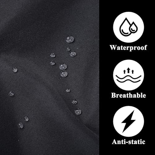 Barber Smock Waterproof Cobbler Apron With Pockets Hairdresser Barber Aprons Barbers Vest Jackets Hair Stylist Apron for Women Men for Chef Kitchen Cleaning Hairstylist Side Strap Snap Closure