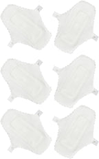 VICASKY 6pcs Waterproof Washable Sanitary Pads Set Reusable Cotton Menstrual Cloths for Women Absorbent and Leak-Resistant Lining for Daily Use