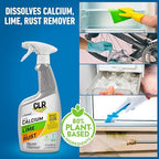 CLR Brands® Calcium, Lime & Rust Remover, Blasts Calcium, Dissolves Lime Deposits, Zaps Stubborn Rust Stains and Hard Water Deposits, 22 Ounce Spray Bottle (Pack of 1)