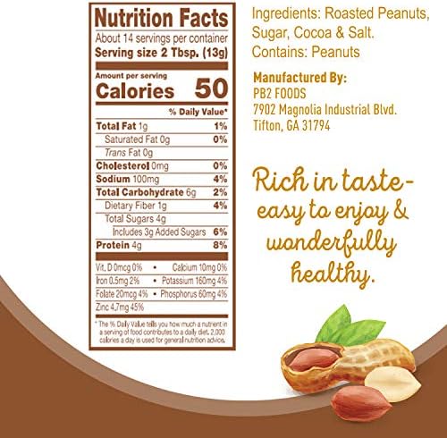PB2 Powdered Peanut Butter Bundle, Keto Diet, Gluten Free, Mix in Protein Shakes & Smoothies, Low Carb, Original Peanut Butter & Peanut Butter Cocoa Flavors (2 Jars - 6.5 Oz Each)