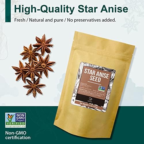Soeos Cinnamon Sticks Bulk + Star Anise Whole + Whole Cloves Bulk, 4oz Each, All Natural, No Preservative, Starter Spice Set, Perfect Refill for Kitchen Spices
