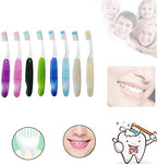 1pc Foldable Soft Hair Portable Toothbrush Travel Camping Hiking Outdoor