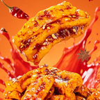 Dried tofu ,Spicy dried tofu（3.52oz/100g）, ready to eat spicy tofu in open bags, snacks and office snacks