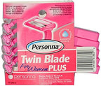 American Safety Razors Personna Twin Blade Plus Disposable Razor With Lubricating Strip for Women - 5 Ea, 5count