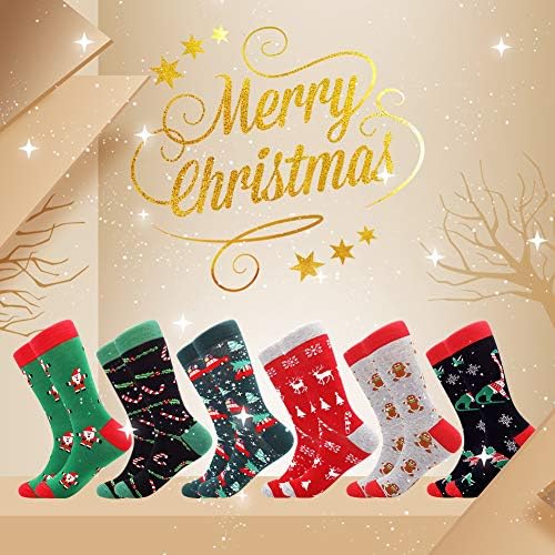 BISOUSOX Funny Socks for Men, Crazy Novelty Mens Dress Socks, Silly Funky Birthday & Father's Day Socks Size 8-12