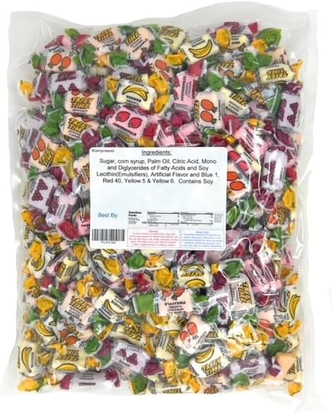 Fruit Chews Assorted Flavors, 2 Pounds Bulk