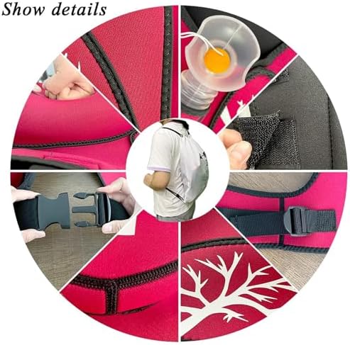 Anti Choking Obstruction Trainer Vest, Airway Obstruction Simulation Training Wearing Vest with Back Shot, Adjustable Shoulder Straps and Waist Belt, Intuitive Operation, for First Responder