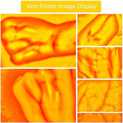 Vein Finder, Portable Blood Vessel Finder, Medical Vein Image Display Instrument, Infrared Vein Finder Viewer Light with 5 Modes for Elderly Adult Children Easy Finding Subcutaneous Veins