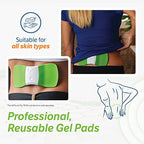 Hollywog TENS Unit Replacement Gel Pads, WiTouch Pro & Aleve Direct Therapy TENS Pads Replacement, Reusable Self-Adhesive Electrode Pads for TENS Units (10 Gel Pads)