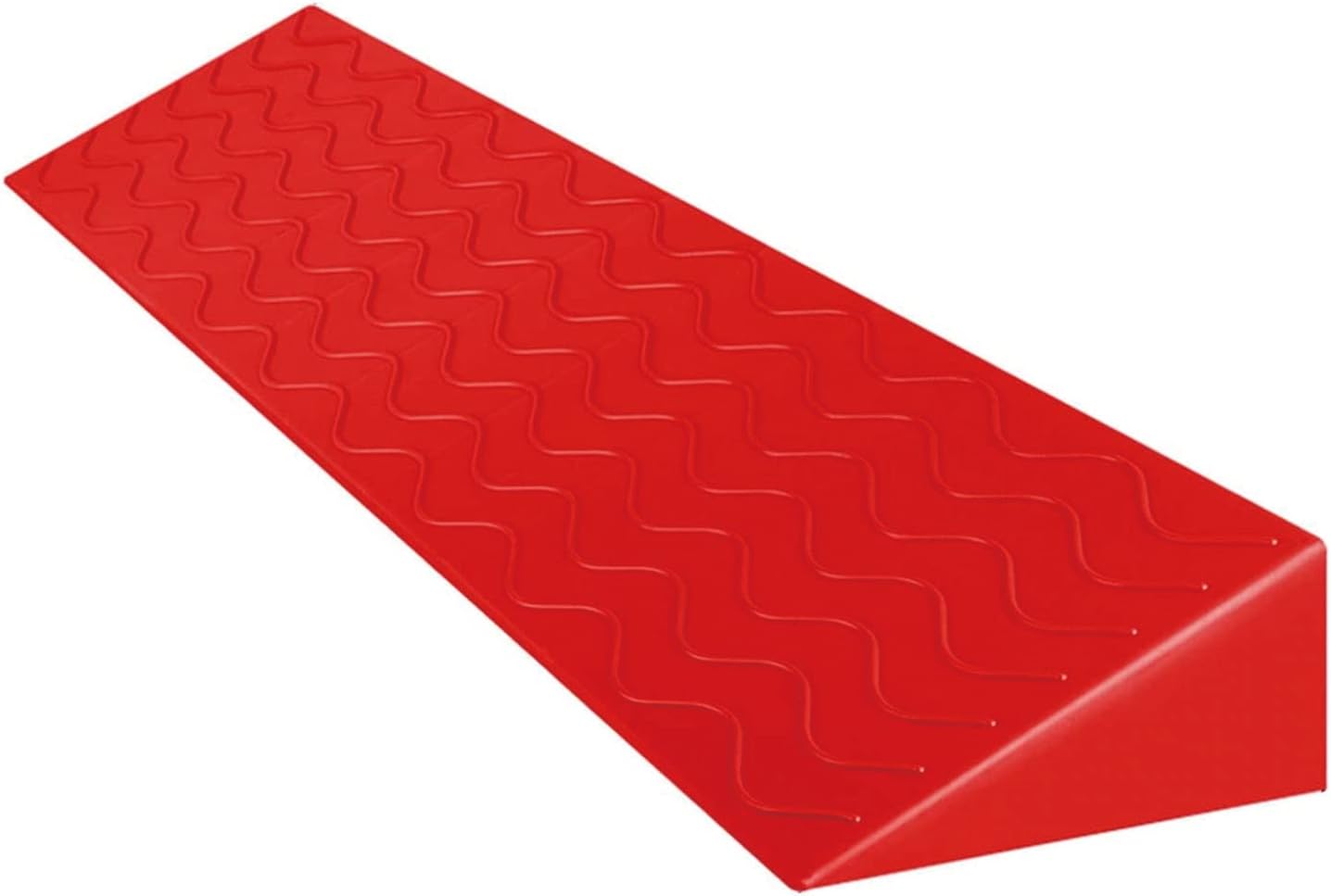 Portable Curb Ramps, Home Ramps Non-Slip Wheelchair Uphill Mat Indoor Threshold Ramps Drawing Board Plastic Ramps 1-10.5 cm Height Doorway Steps Threshold Ramp,Red,100x10x3.5cm