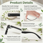 Universal Glasses Arm Replacement Kit, Includes Eyeglasses Legs, Screws, Screwdriver, Washers, Nose Pads for Sunglasses, Reading Glasses Repair