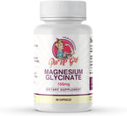 Pin Up Girl Magnesium Glycinate for Women – 150mg Chelated for Bioavailability – Premium, High Absorption, Non-Laxative – 60 Capsules