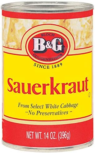 B&G Sauerkraut, 14.4 Ounce Can