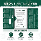 NUTRALIVER - Liver Detox & Cleanse Tea - Milk Thistle, Turmeric & Fennel - 40 Enveloped Tea Bags - Herbal Tea - 2 Pack