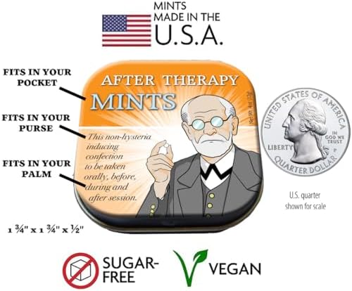 The Unemployed Philosophers Guild Freudian After Therapy Breath Mints - 1 Tin, Net Wt .4oz (12g)