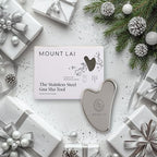 Mount Lai Stainless Steel Gua Sha Facial Tool – The Element of Refinement – Professional Grade Steel Face Sculpting Tool for Lymphatic Drainage, Puffiness Reduction & Refined Results