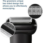 BG5000 Replacement Heads for Philips Norelco Bodygroom Trimmer Foil, Compatible With Philips Norelco BG2000 Replacement Heads, Baldes for BG2000/40 Shaver, 3 Pack
