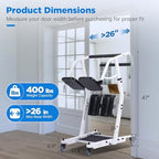 Sit to Stand Lift, Stand Assist Lift for Elderly, Patient Transfer Assist Devices with Belt for Home Care Use, 400 lbs Capacity