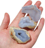 1pc Natural Blue Chalcedony Irregular Agate Raw Stone Energy Mineral Specimens Healing Crystal Meditation for Home Decor