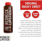 Redneck Lipstick Original BBQ Sauce, Smoky Sweet and Spicy Smooth, ideal for All Recipe, BBQ game with Authentic American Flavor, 3 Pack (18 Ounce)