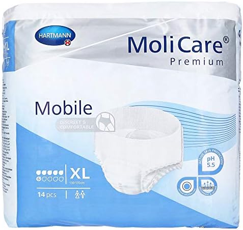 MoliCare Mobile Underwear, Extra, X-Large, Pack/14 by Molicare