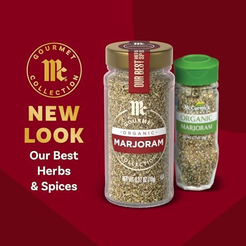 McCormick Gourmet Organic Marjoram, 0.37 Oz