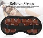 Jade Eye Mask, Anti Aging Face Sleep Eye Mask Jade Mask Jade Stones Cool Sleep Eye Mask Eye Treatment Massager Eye Covers(Germanium stone)