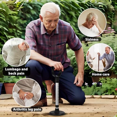 Mobility Aids Tool Adjustable Standing Assist Devices Portability Standing Aid Device Stable Supports Equipment for Rising Indoors, Garden Work,Outdoor Work,Doing Housework