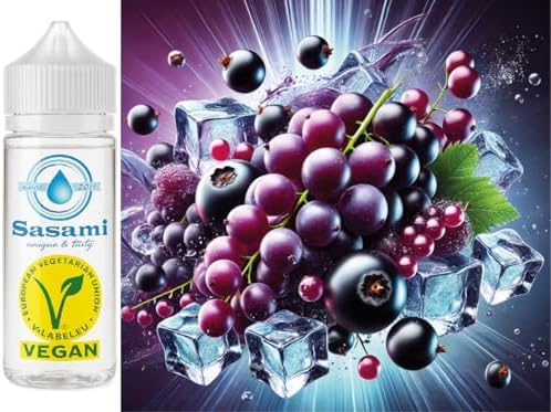 Icy Grape Berry - Grape Blackcurrant Ice Flavor Concentrate - Vegan - Sasami - 100ml