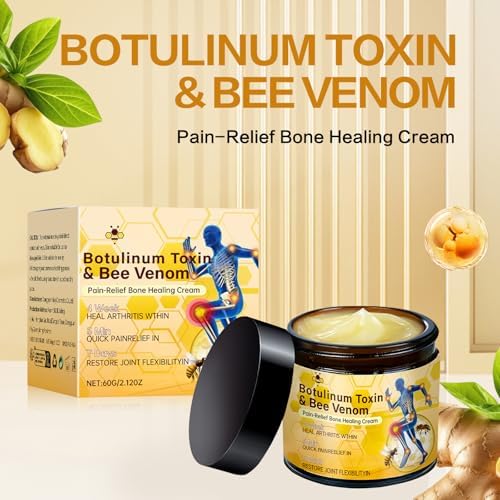 2Pcs Bee Venom Joint Gel Cream, Bee Venom Advanced Joint and Bone Cream, Advanced Professional New Bee Venom Professional Gel, for Back, Neck, Hands, Knee