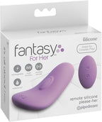 Pipedream Products Fantasy for Her Remote Silicone Please-her, Purple, 1 Lb