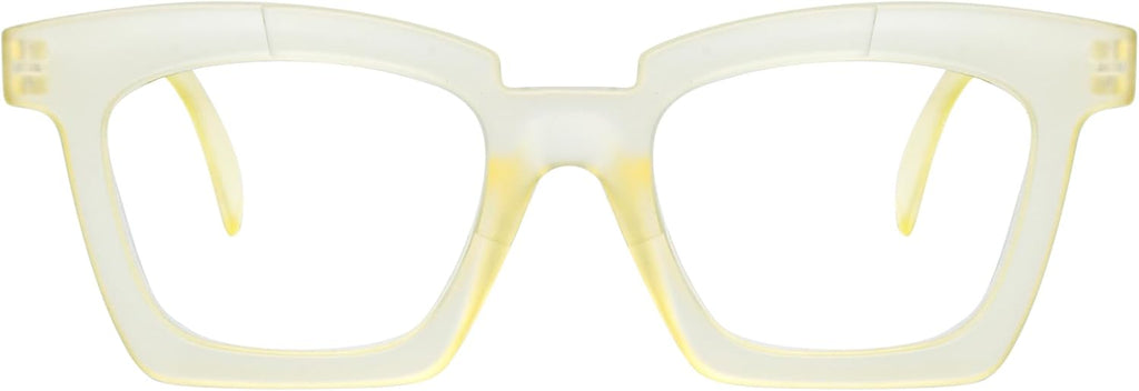 Eyekepper Reading Glasses Women Stylish Eyeglasses Readers - Yellow +1.25