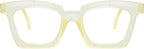 Eyekepper Reading Glasses Women Stylish Eyeglasses Readers - Yellow +1.25