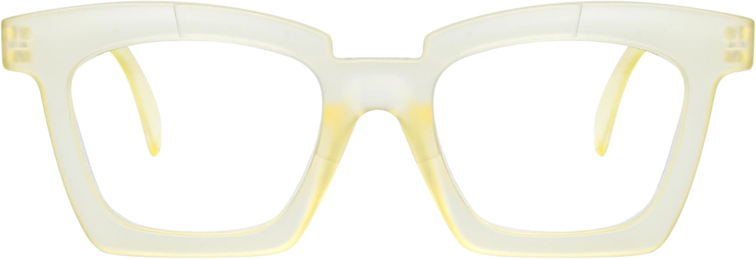 Eyekepper Reading Glasses Women Stylish Eyeglasses Readers - Yellow +1.25