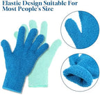 Nogeqi 2 Pairs Microfiber Gloves for Plants, Reusable Dusting Gloves, Washable Microfiber Dusting Mitt for Plants Cars House Furniture Blinds Kitchen Small Objects Cleaning (Mint Green, Royal Blue)