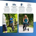 KneeRover Original Steerable All Terrain Knee Scooter for Adults for Foot Surgery Heavy Duty Knee Walker for Broken Ankle Foot Injuries Recovery - Leg Scooter Best Knee Crutch Alternative (Blue)