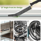 Crevice Cleaning Brush,Multifunctional Cleaning Brush Tool,Bathroom Gap Brush,Grout Brush,Hard Bristle Cleaning Brushes for Household Use Tiles Kitchen Sink Cleaning Supplies with Extra Gift Hooks