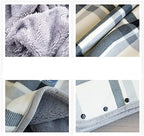 Multi-Purpose Leisure Blanket Cloak Wheelchair Blanket,Thickening Shawl Legs Protection Cover Warmer Wheelchair Accessory for Cold Weather