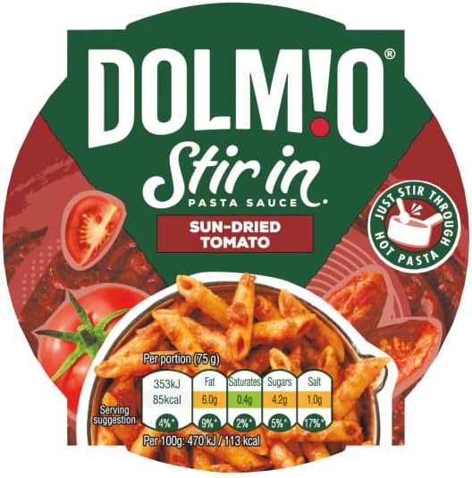 DOLMIO Stir-In Sun Dried Tomato 150 g (Pack of 7)