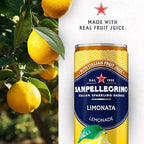 Sanpellegrino Italian Sparkling Drink Limonata, Sparkling Lemon Beverage, 24 Pack Of Cans