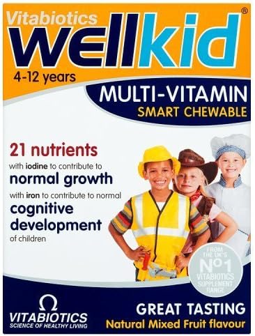 Vitabiotics Wellkid Multi-Vitamin Smart Chewable - 30 Tablets by Wellkid