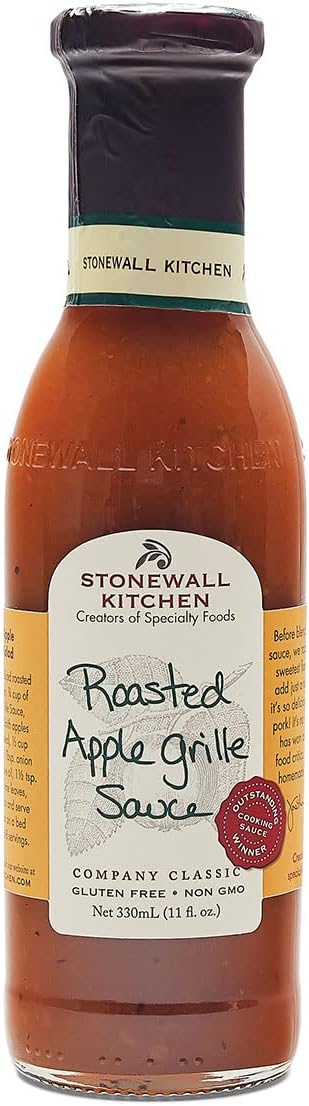 Stonewall Kitchen Roasted Apple Grille Sauce, 11 Ounces