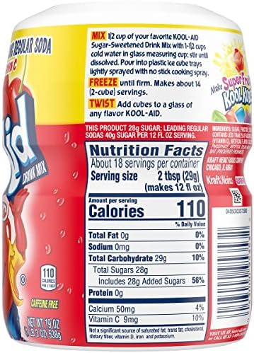 Kool-aid Cherry Mix 19oz (Pack of 2)