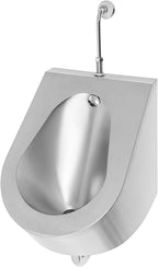 304 Stainless Steel Urinal for Men, Wall Mounted Sensor Urinal Household/Commercial Flush Public Toilet Touchless for Bathroom KTV Prison Bar Hotel