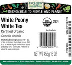 Frontier Co-op Organic White Peony Herbal Tea 1lb
